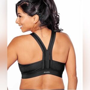 Handful Y-Back Sports Bra Booya Black Sz Medium